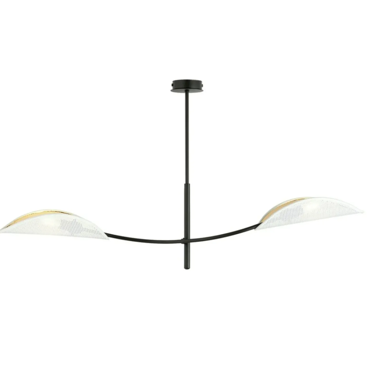 Store Nowoczesna lampa sufitowa do sypialni 1107/2 LOTUS | Kaja Oświetlenie Żyrandole Nowoczesne