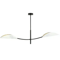 Store Nowoczesna lampa sufitowa do sypialni 1107/2 LOTUS | Kaja Oświetlenie Żyrandole Nowoczesne