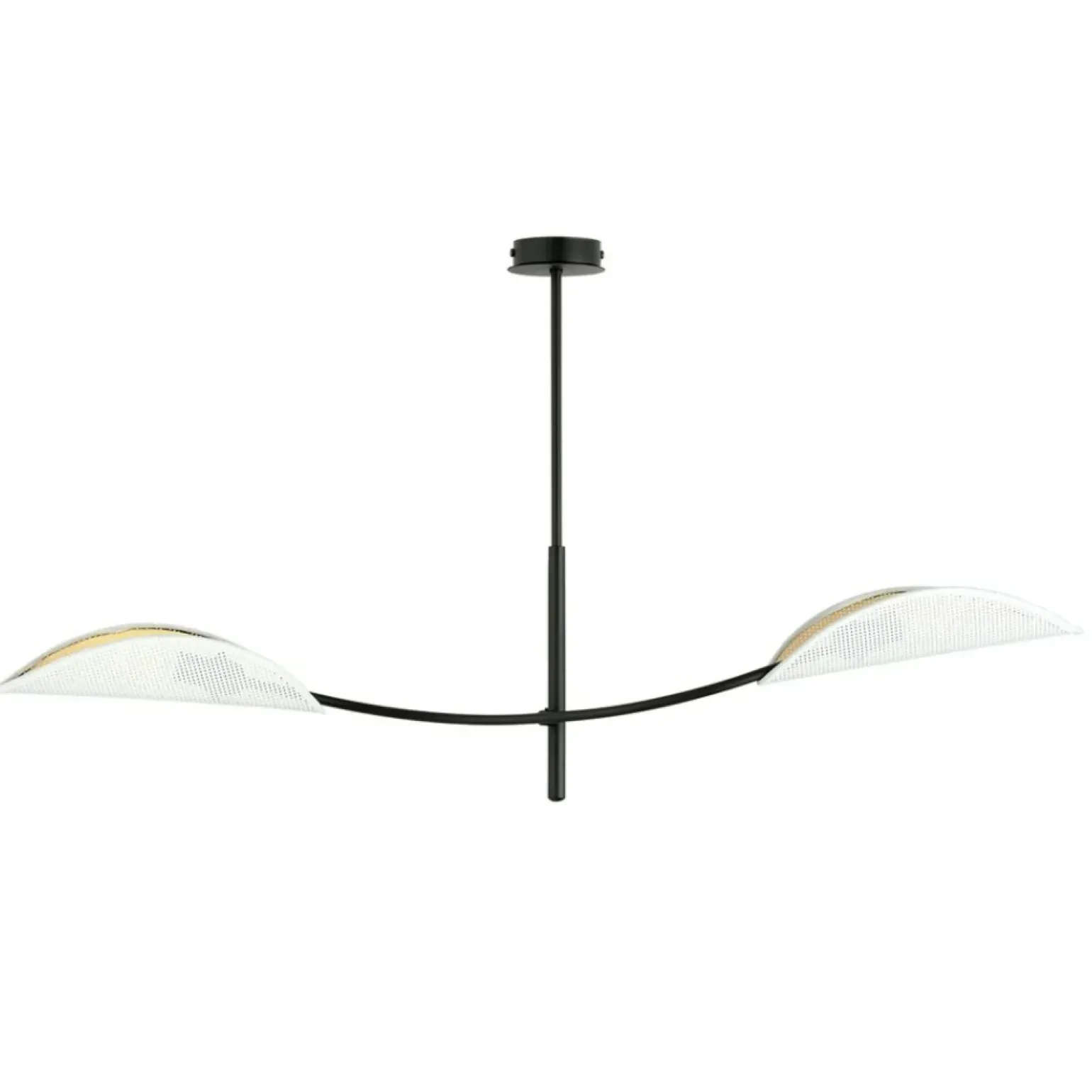 Store Nowoczesna lampa sufitowa do sypialni 1107/2 LOTUS | Kaja Oświetlenie Żyrandole Nowoczesne