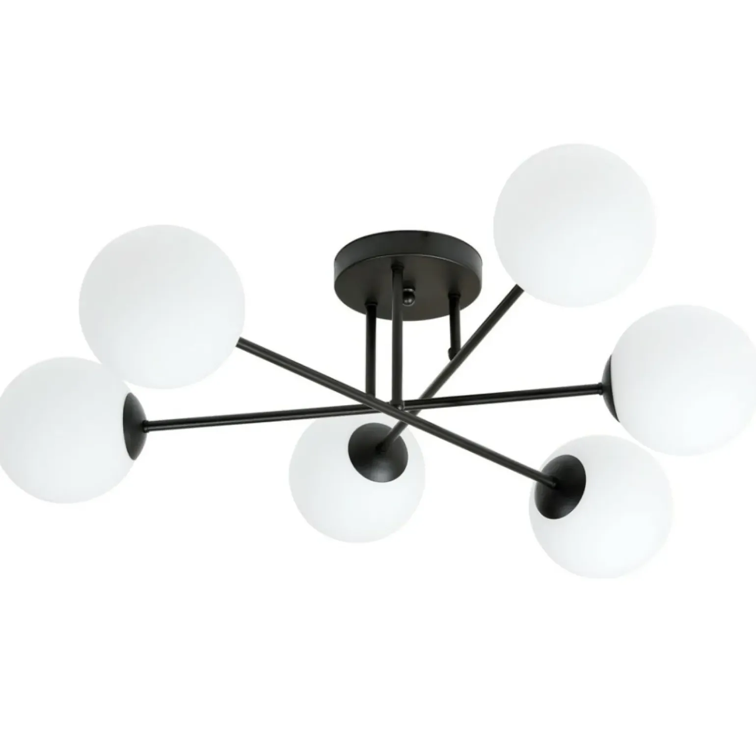 Best Nowoczesna lampa sufitowa do stylowego salonu 1232/6 z serii ROMA Żyrandole Nowoczesne