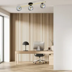 Best Nowoczesna lampa sufitowa do korytarza 1246/3 z serii SPLENDI | Kaja Żyrandole Nowoczesne