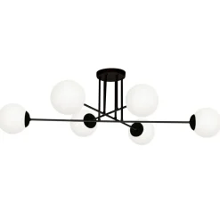 Flash Sale Nowoczesna lampa sufitowa z białymi klaszmi K-4925 | Kaja Oświetlenie Żyrandole Nowoczesne