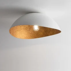 Sklep Kaja Nowoczesna lampa sufitowa, biało-miedziana SIG 40618 z serii SOLARIS