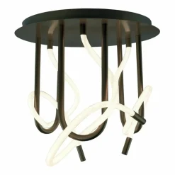 Best Nowoczesna lampa sufitowa do sypialni ZM 2023573-BK BALBO | Kaja Żyrandole Nowoczesne
