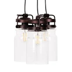 Sale Nowoczesna lampa wisząca, do kuchni K-8004-3 RAVEN | Kaja Oświetlenie Żyrandole Nowoczesne