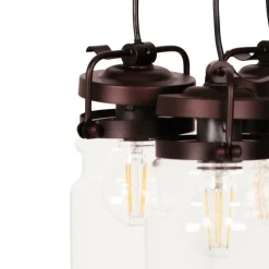 Sale Nowoczesna lampa wisząca, do kuchni K-8004-3 RAVEN | Kaja Oświetlenie Żyrandole Nowoczesne