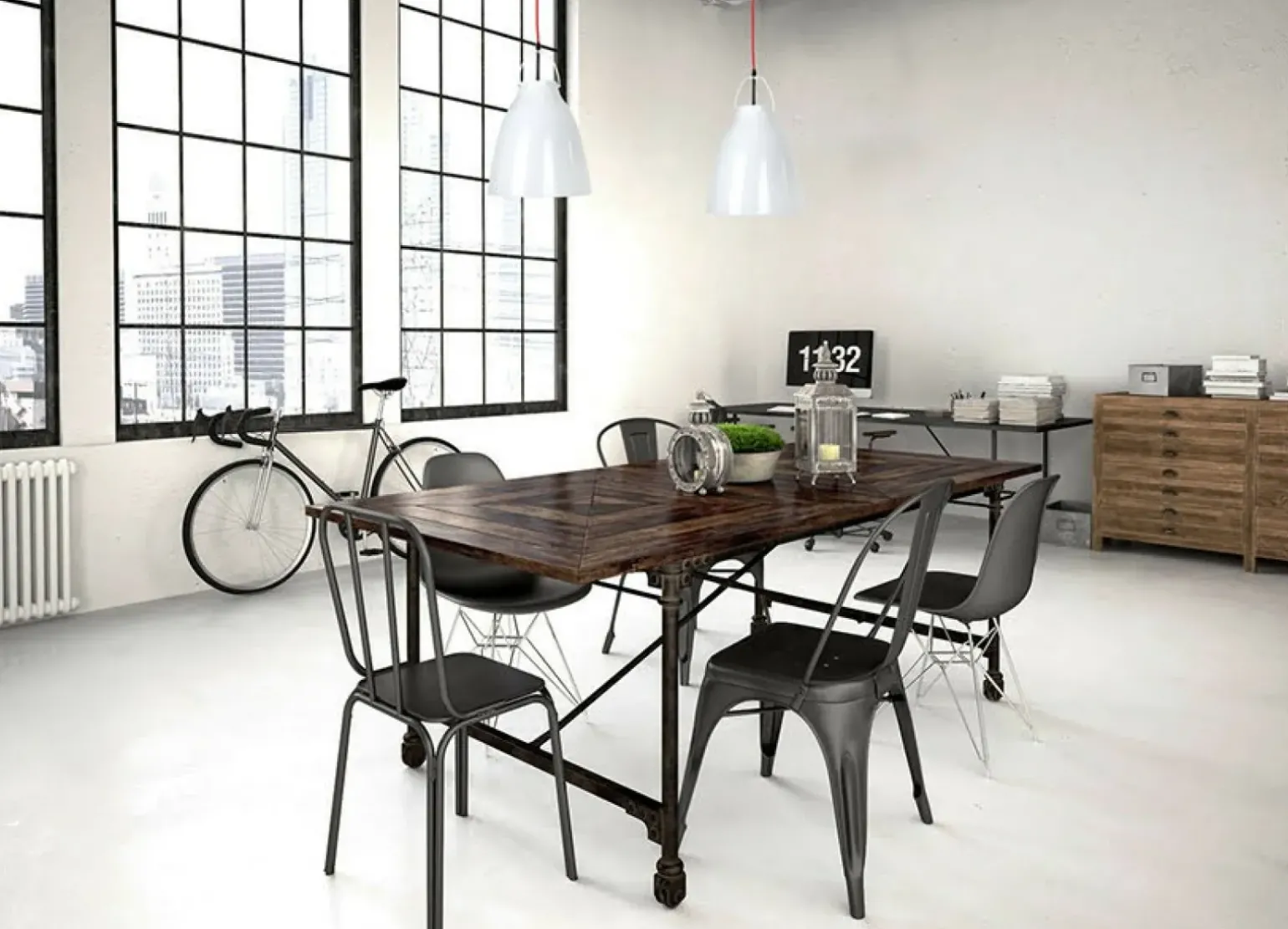 Sklep Kaja Nowoczesna lampa wisząca do kuchni LP-862/1P BIAŁY CARLO | Kaja