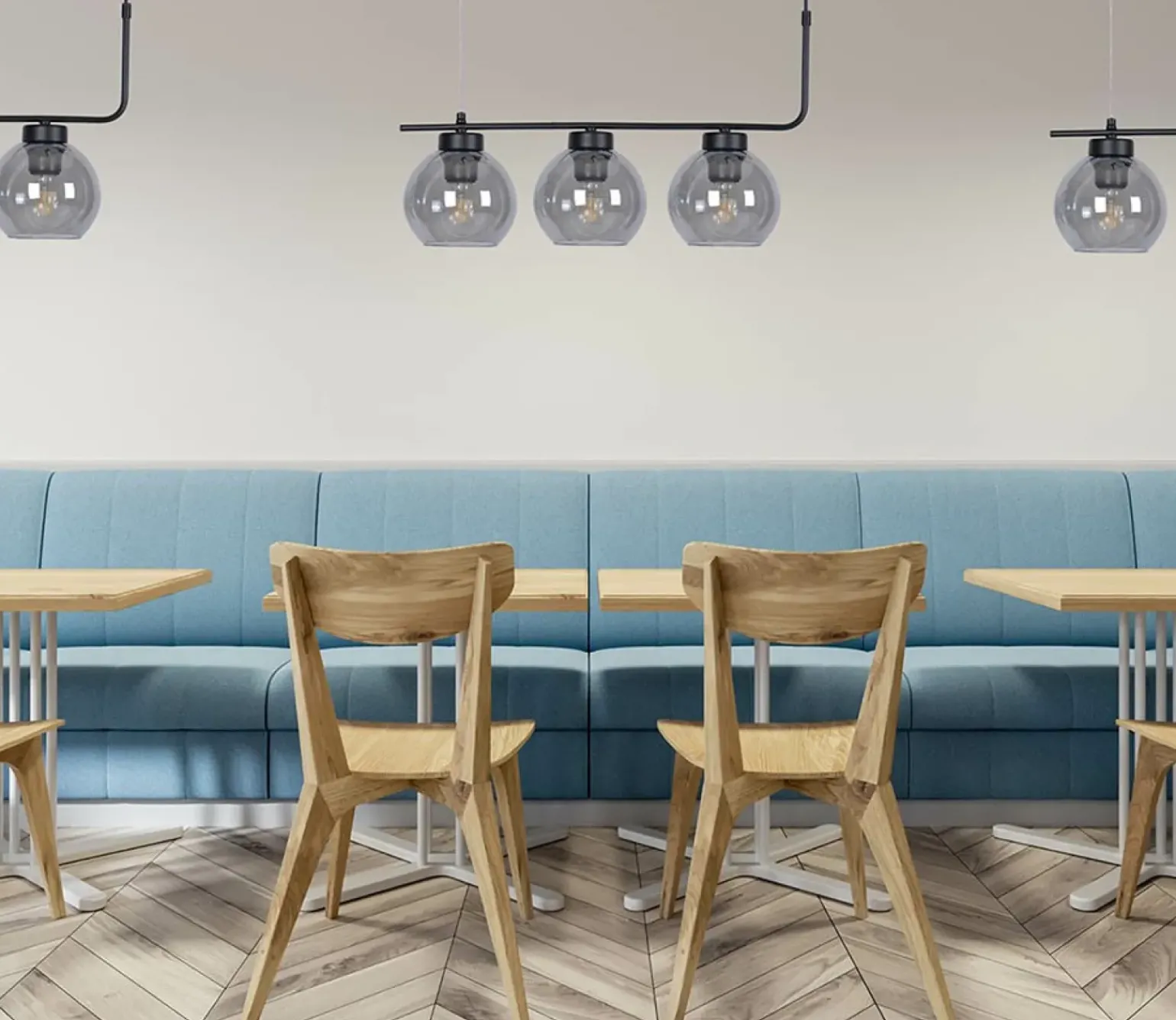 New Nowoczesna lampa wisząca nad stół w jadalni K-4881 TORVI | Kaja Żyrandole Nowoczesne