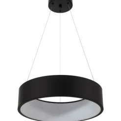 Best Nowoczesna lampa wisząca obręcz LP-622/1P BK MALAGA | Kaja Oświetlenie Żyrandole Nowoczesne