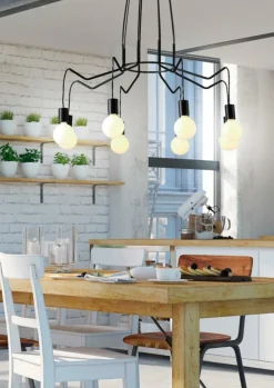 Best Sale Nowoczesna lampa wisząca z przewodami 38-71057 BASSO | Kaja Żyrandole Nowoczesne