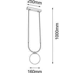 Cheap Nowoczesna lampa wisząca z białym kloszem ANT 8162 BALOS | Kaja Żyrandole Nowoczesne