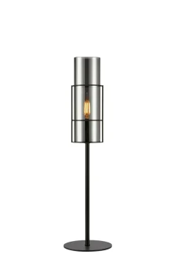 Sklep Kaja Nowoczesna lampka stołowa z dymionym kloszem 108559 z serii TORCIA