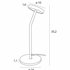 Sklep Kaja Nowoczesna lampka stołowa w stylu loftowym MX T0061 IBIZA | Kaja