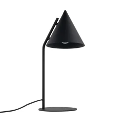 Sklep Kaja Nowoczesna lampka stołowa - stożek TK 16009 CONO BLACK | Kaja