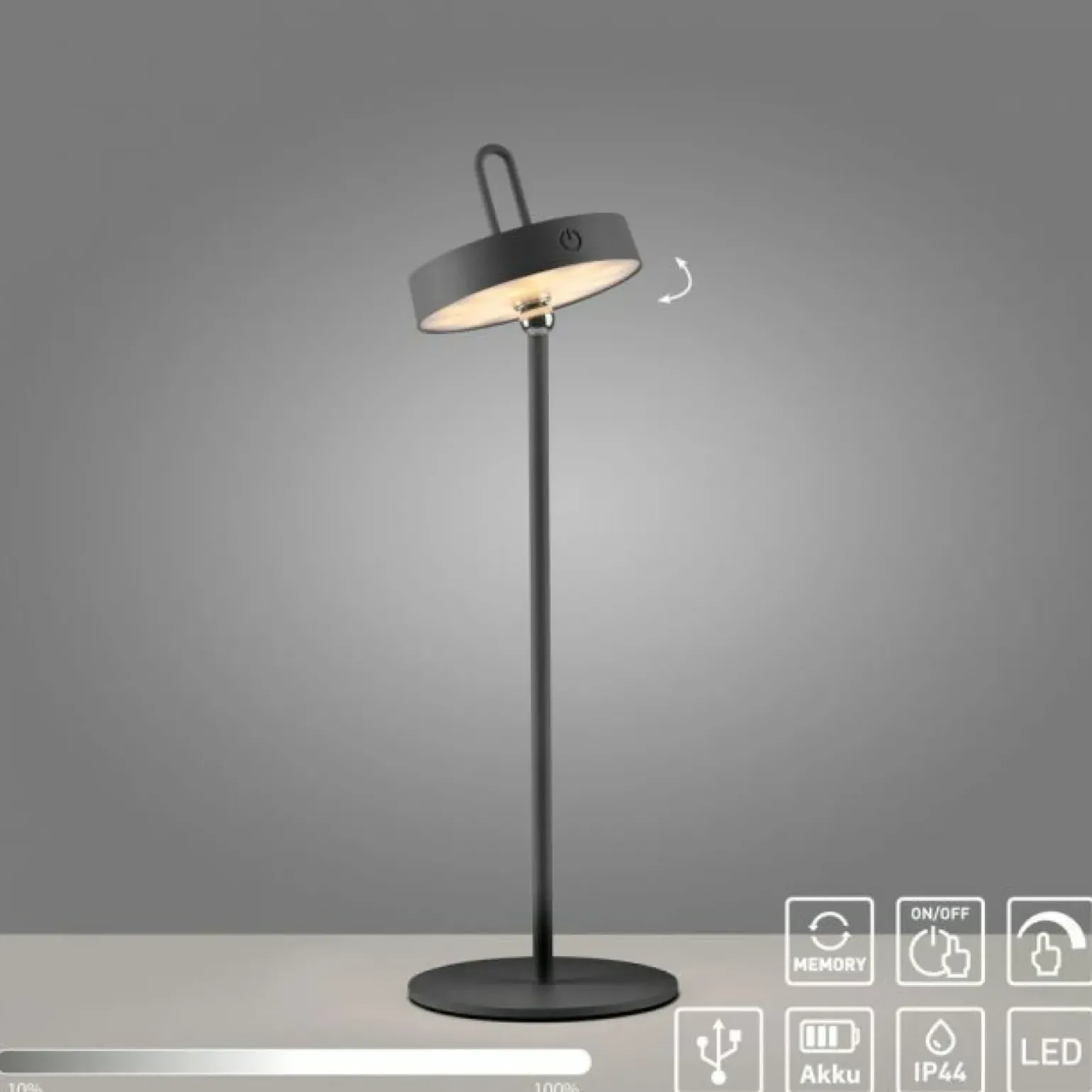 Sklep Kaja Nowoczesna lampka stołowa LED, na biurko ZM 19310-18 AMAG | Kaja