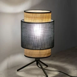 Sklep Kaja Nowoczesna lampka w stylu rustykalnym TK 5536 z serii BOHO NEW BLACK