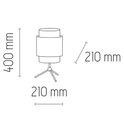 Sklep Kaja Nowoczesna lampka z ratanowym abażurem TK 6565 BOHO | Kaja Oświetlenie