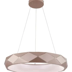 Cheap Nowoczesna, ledowa lampa do salonu LP-8069/1P LED GD z serii REUS Żyrandole Nowoczesne