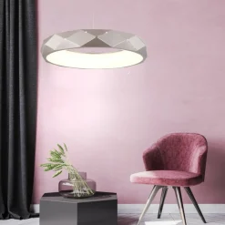 Cheap Nowoczesna, ledowa lampa do salonu LP-8069/1P LED GD z serii REUS Żyrandole Nowoczesne