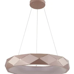 Cheap Nowoczesna, ledowa lampa do salonu LP-8069/1P LED GD z serii REUS Żyrandole Nowoczesne