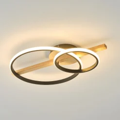 Sklep Kaja Nowoczesna, ledowa lampa sufitowa MX3913-2-3BWLT ALMERIA | Kaja