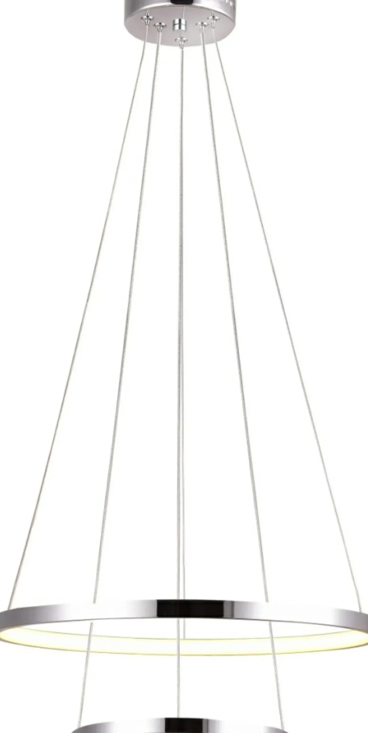 Discount Nowoczesna, ledowa lampa wisząca 32-64769 LUNE | Kaja Oświetlenie Żyrandole Nowoczesne