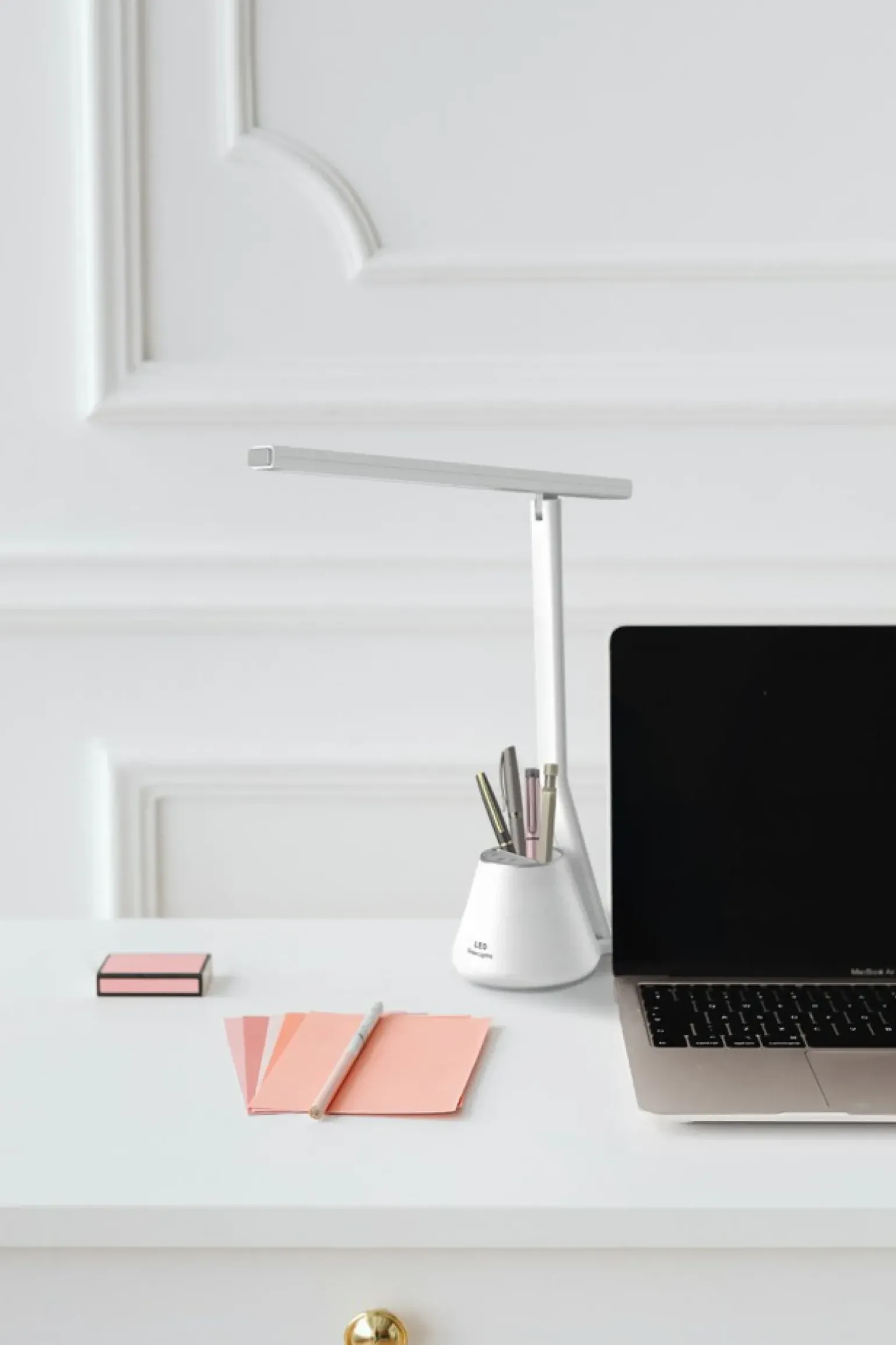 Sklep Kaja Nowoczesna, ledowa lampka biurkowa K-BL1066 BIAŁY KIKI | Kaja