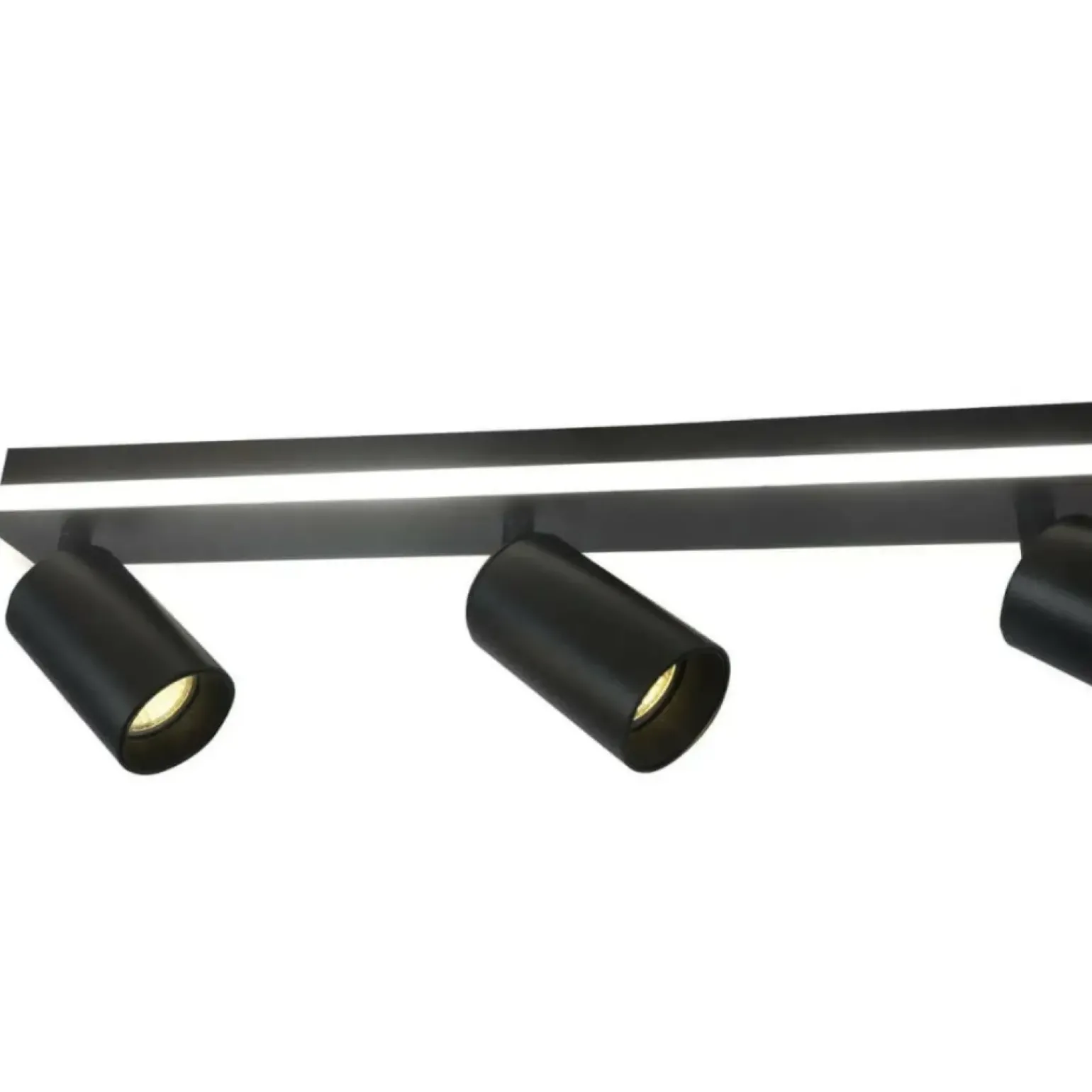 Shop Nowoczesna listwa LED z reflektorami LP-0612/4C BK PARMA | Kaja Żyrandole Nowoczesne