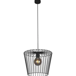 Best Sale Nowoczesna, metalowa lampa wisząca K-4641 SOUL BLACK | Kaja Żyrandole Nowoczesne
