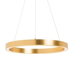 New Nowoczesna, okrągła lampa wisząca PL200910-600-GD CARLO | Kaja Żyrandole Nowoczesne