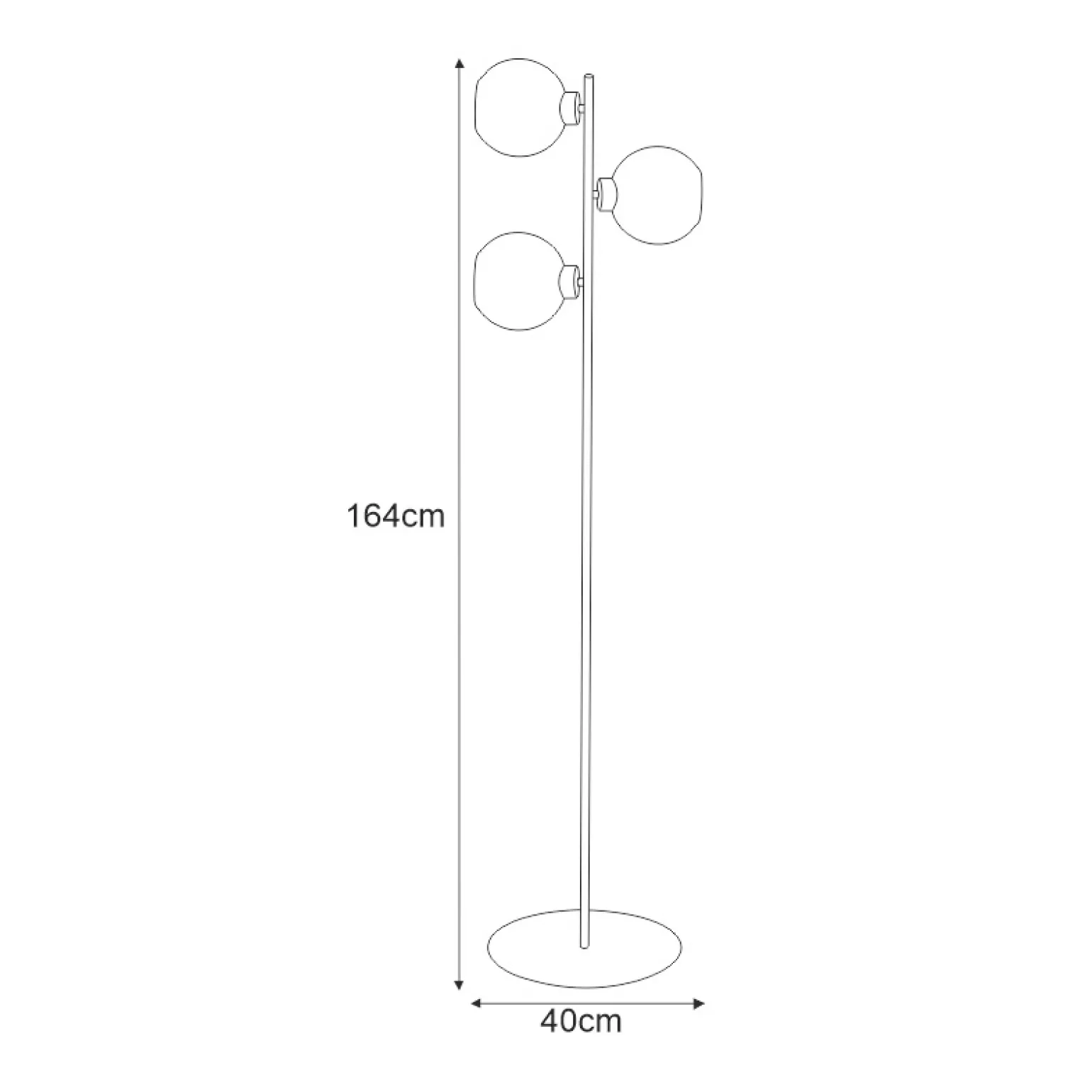 Sklep Kaja Nowoczesna, prosta lampa podłogowa K-4854 ALDAR | Kaja Oświetlenie