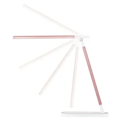 Dzieci Sklep Kaja Nowoczesna, regulowana lampka biurkowa K-MT-206 RÓŻOWY z serii NIKO