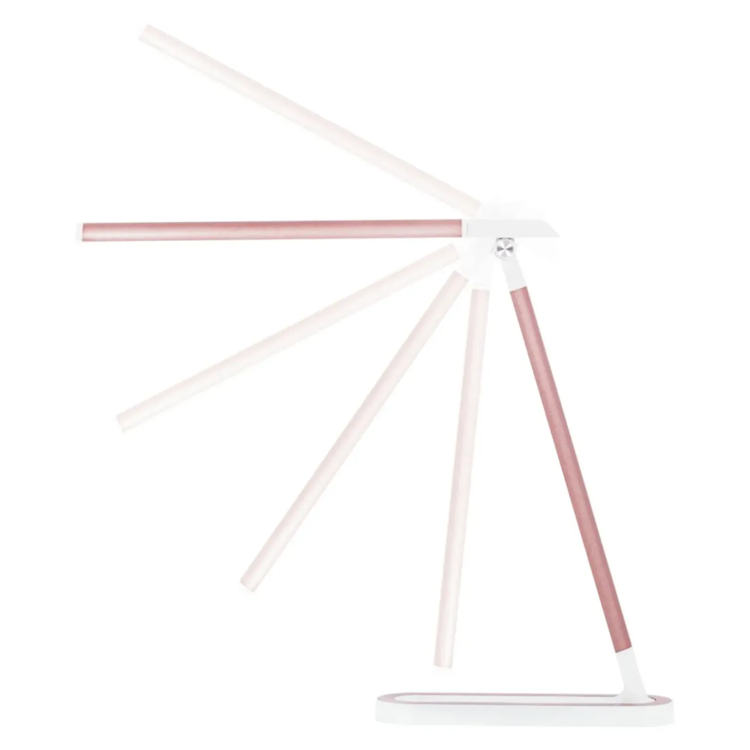 Dzieci Sklep Kaja Nowoczesna, regulowana lampka biurkowa K-MT-206 RÓŻOWY z serii NIKO