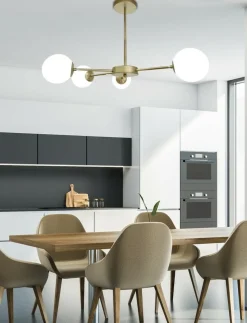 Store Nowoczesna, stylowa lampa sufitowa do salonu 34-01566 z serii MATI Żyrandole Nowoczesne