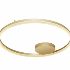 Best Nowoczesna złota lampa sufitowa LED okrągła AZ4704 HALO | Kaja Żyrandole Nowoczesne