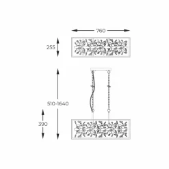 Clearance Nowoczesna, złota lampa wisząca nad stół P0578-06C-V7V7 SPRING | Kaja Żyrandole Nowoczesne