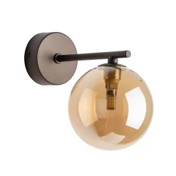 Sklep Kaja Nowoczesny, brązowy kinkiet z małą kulą TK 4527 ESTERA BROWN | Kaja