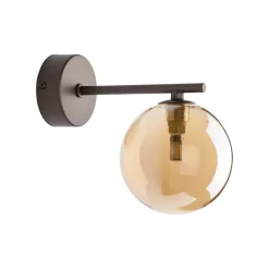 Sklep Kaja Nowoczesny, brązowy kinkiet z małą kulą TK 4527 ESTERA BROWN | Kaja