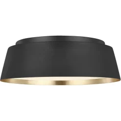 Sklep Kaja Nowoczesny, czarno-złoty plafon FE-ASHER-3F-MB z serii ASHER