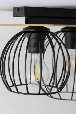 New Nowoczesny, druciany plafon do sypialni SIG 32356 z serii CYBER KOŁO Żyrandole Nowoczesne