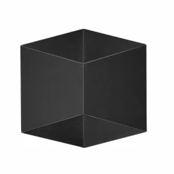 Sklep Kaja Nowoczesny, geometryczny, czarny kinkiet zewnętrzny PL-463 z serii BA