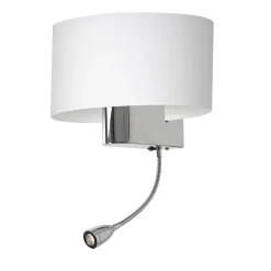 Sklep Kaja Nowoczesny kinkiet ścienny z doświetleniem ML6372 z serii CASINO | Kaja Oświetle