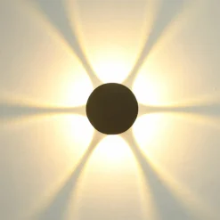 Sklep Kaja Nowoczesny kinkiet elewacyjny LED 4000K ⌀12cm OWL-6031-6-4K MACBA