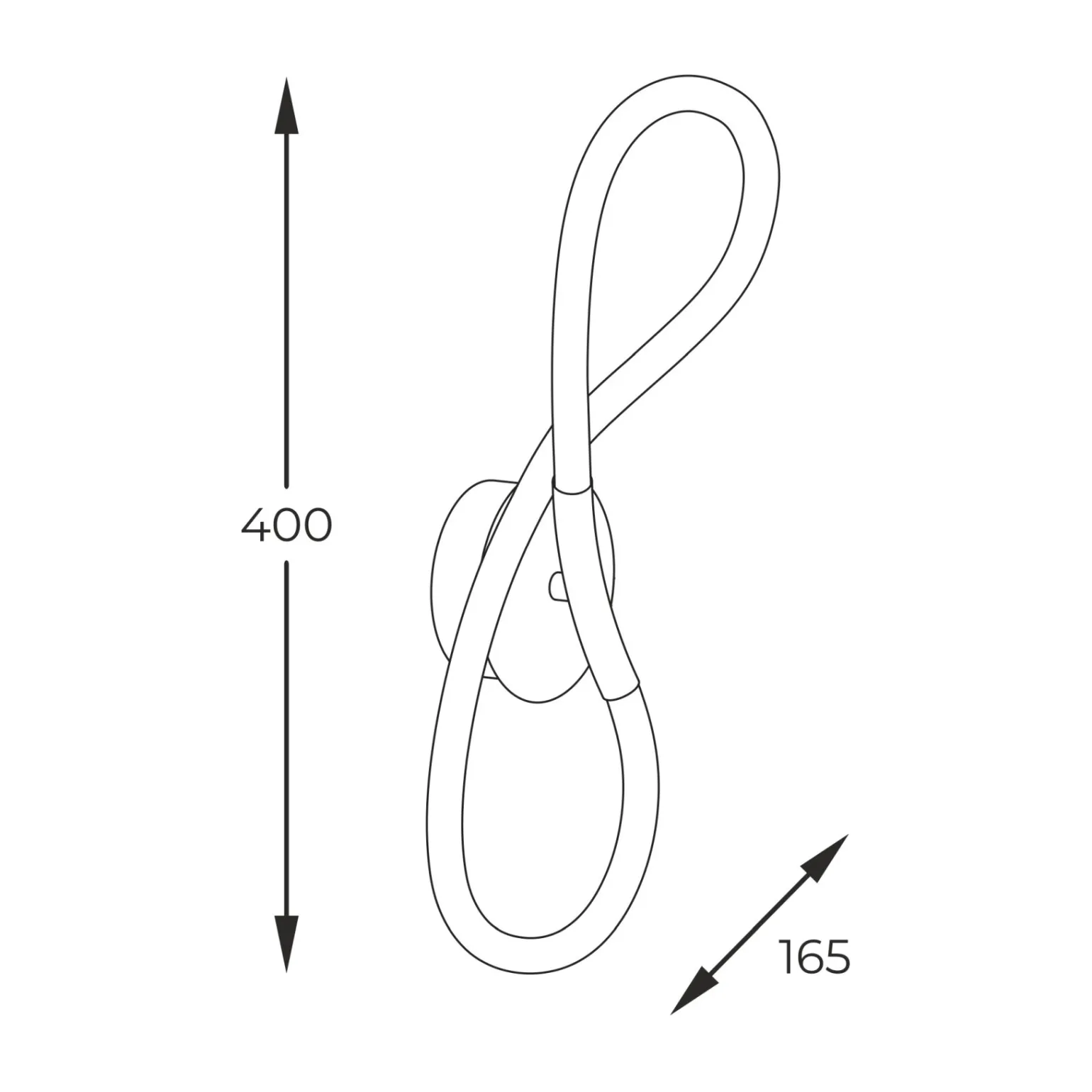 Sklep Kaja Nowoczesny kinkiet LED do sypialni 20006W-GD BALBO | Kaja Oświetlenie