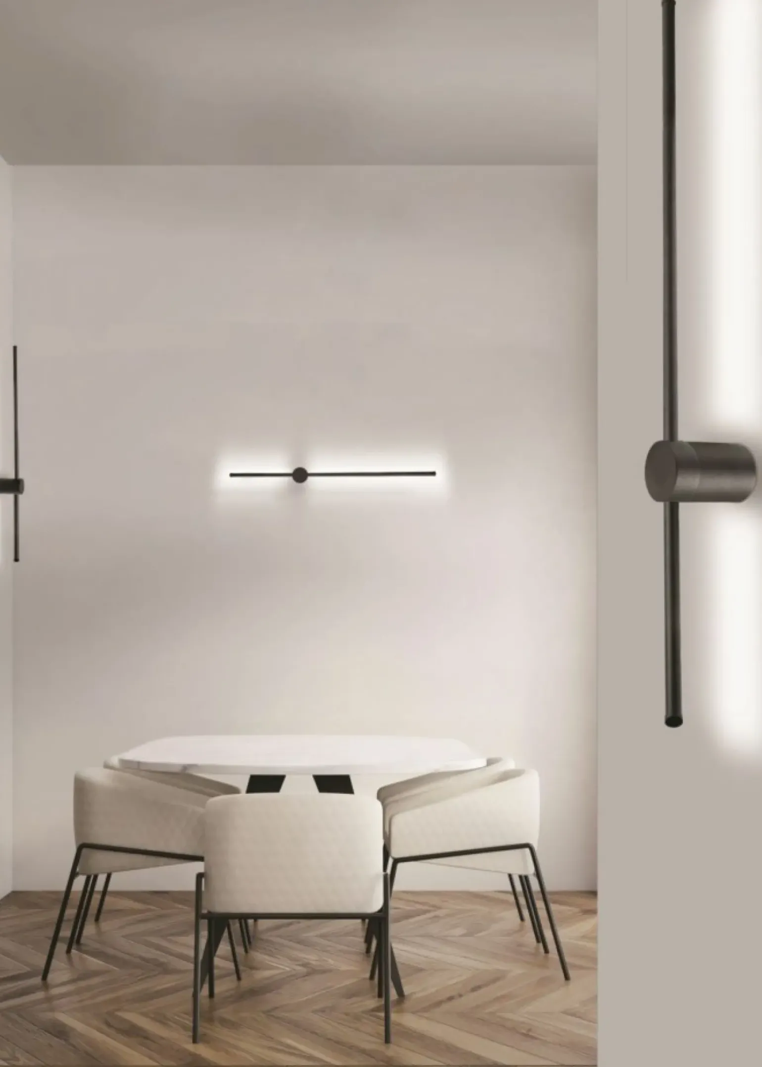 Sklep Kaja Nowoczesny kinkiet smukła, długa listwa ścienna AZ5449 GRAZIANO | Kaja