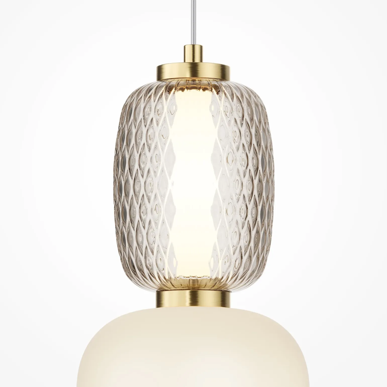 Sklep Kaja Nowoczesny kinkiet ze złotym stelażem MOD267WL-L18G3K z serii PATTERN