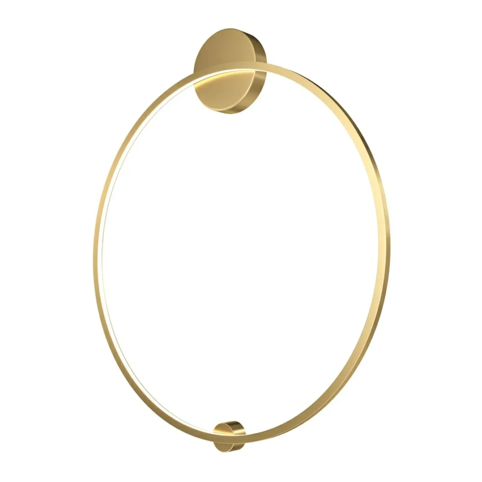 Sklep Kaja Nowoczesny kinkiet, złoty okrąg Ø80cm MOD005WL-L46BSK1 z serii HALO
