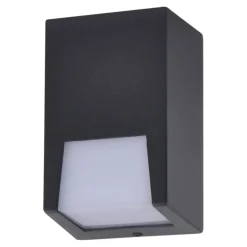 Sklep Kaja Nowoczesny, ledowy, czarny kinkiet ogrodowy K-8144 SLOT | Kaja