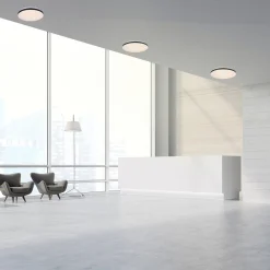 Sklep Kaja Nowoczesny, ledowy plafon do salonu LP-335/1C M 4BK - BABILON | Kaja