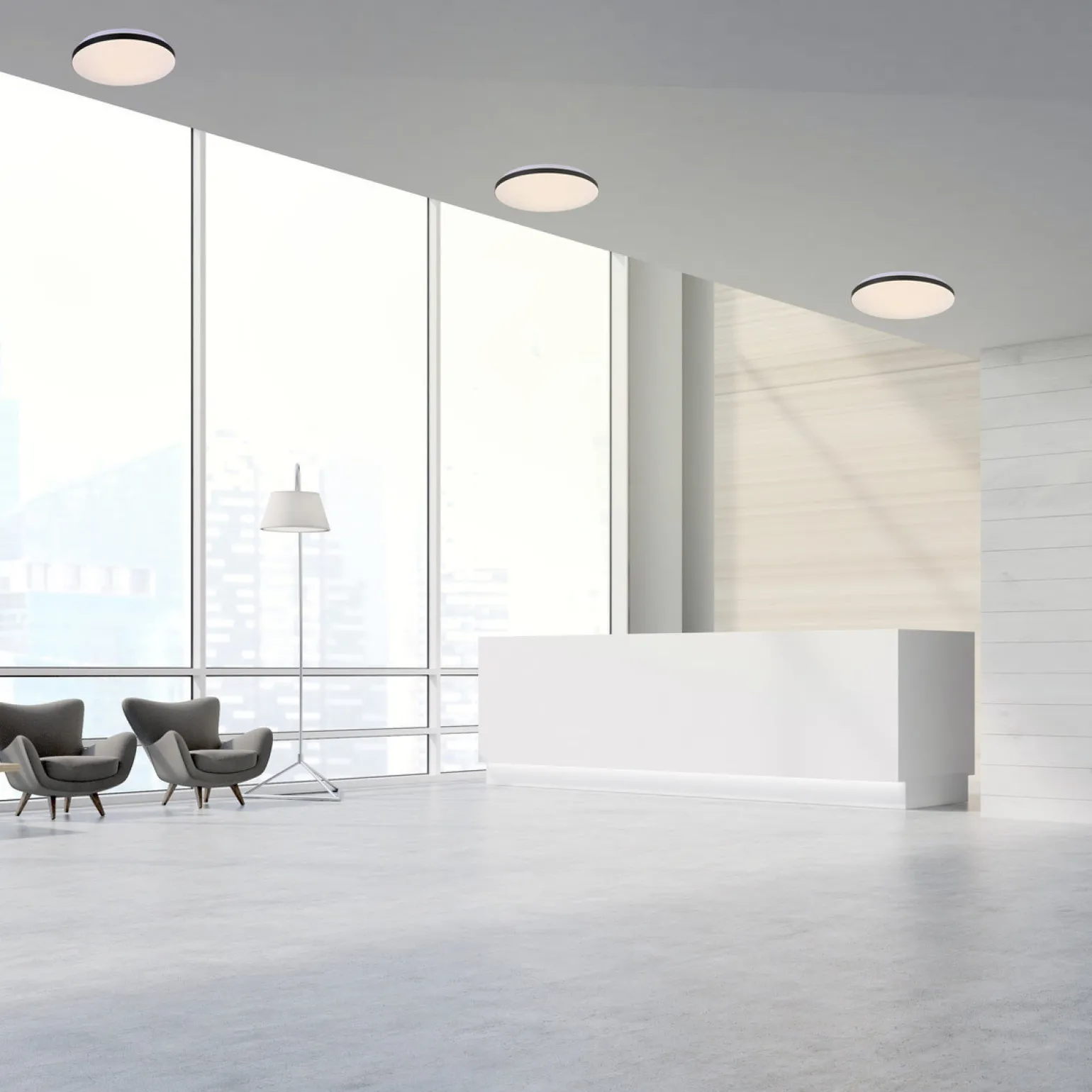 Sklep Kaja Nowoczesny, ledowy plafon do salonu LP-335/1C M 4BK - BABILON | Kaja